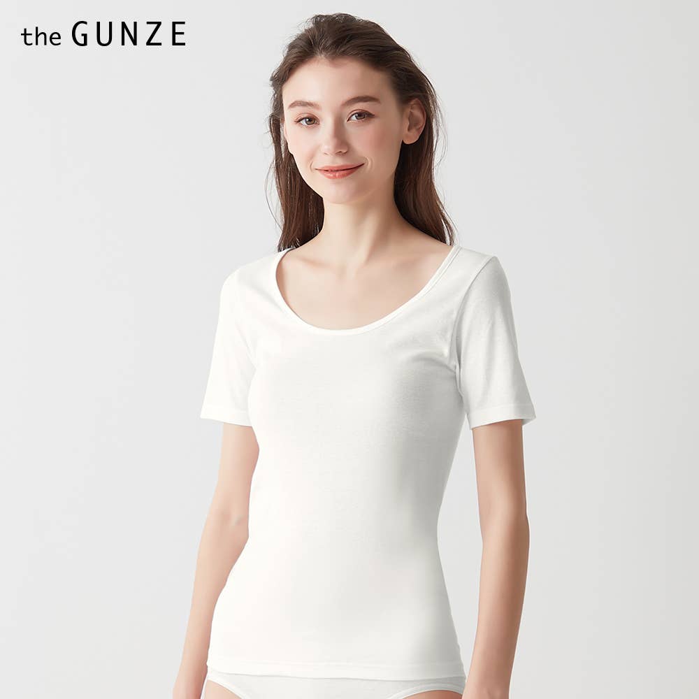 【綿100%】半袖インナー